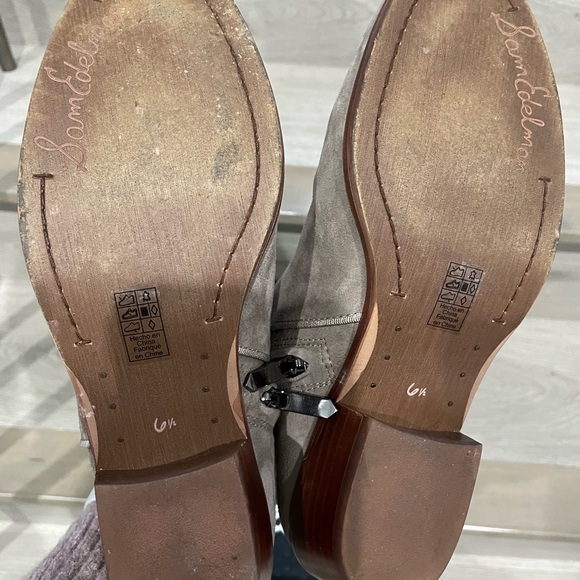 Sam Edelman Suede Ankle Boots - Picture 3 of 5